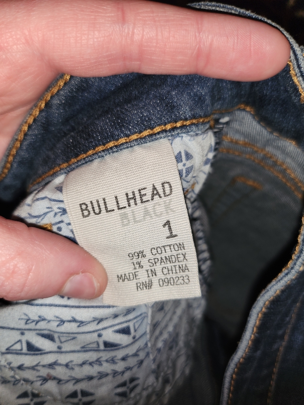 Bullhead Blue Distressed Denim Cutoff Shorts - Picture 2 of 3